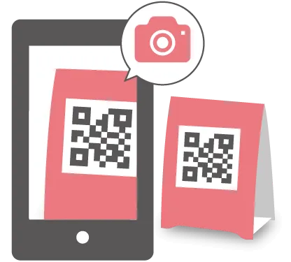 スマホでQRコードを読み取る