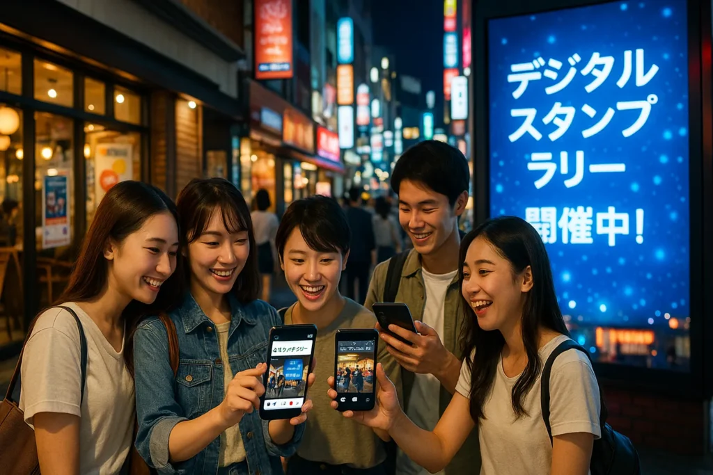 デジタルスタンプラリーは、イベントやプロモーション活動を大きく盛り上げることができる効果的なツールと言えます。