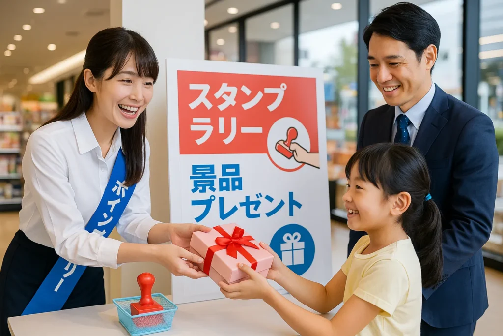 企業の販促やブランドイメージ向上にもスタンプラリーは効果的ですが、景品選びや運用体制がカギとなります。