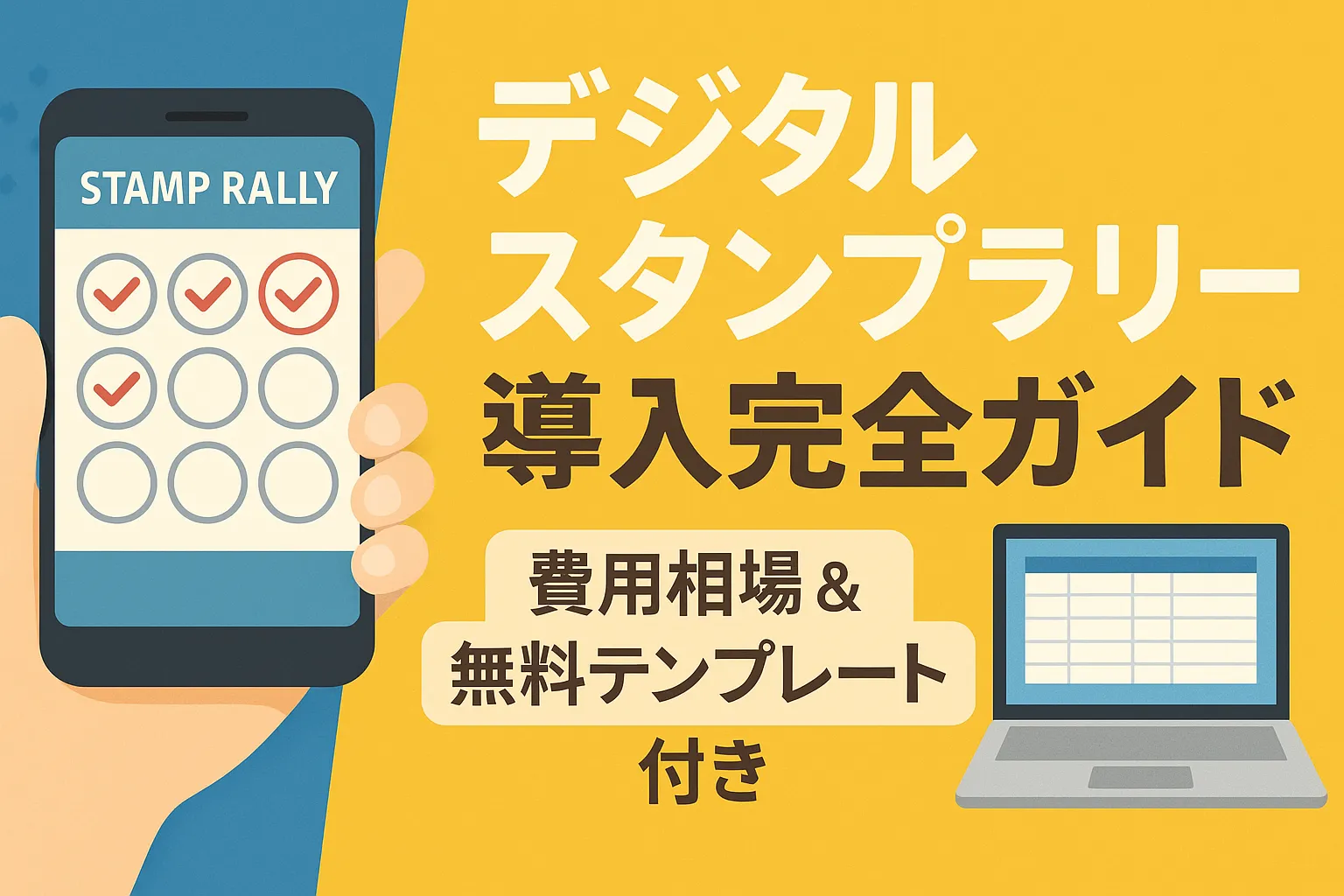 この記事では、デジタルスタンプラリー導入に関する費用相場の整理、発注前に揃えておくべき要件のチェックリスト、すぐ使えるテンプレートの提供、そして導入前によくある質問への明快な回答までを一気にまとめました。