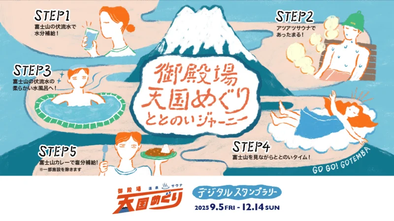 御殿場温泉・サウナ天国めぐりスタンプラリー2025