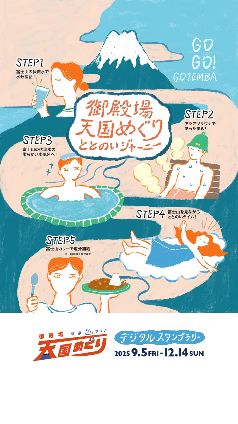 『天国めぐりととのいジャーニー』スマホ用壁紙